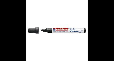 Textielmarker edding 4500 rond 2-3mm zwart | 10 stuks