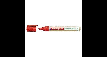 Viltstift edding 21 EcoLine rond rood 1.5-3mm
