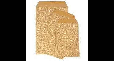 Envelop quantore loonzak c6 114x162 70gr bruin