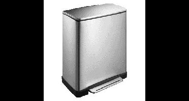 Pedaalemmer eko e-cube 18+28 liter rvs