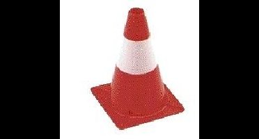 Afbakeningskegel 30cm rood wit | 20 stuks