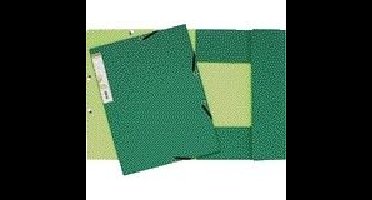 Elastomap exacompta forever a4 3 klep 380gr donkgr | 25 stuks