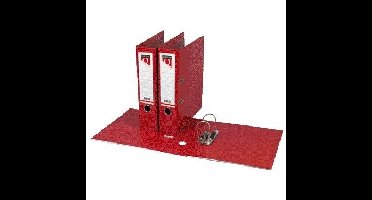 Ordner quantore a4 80mm pp donkerrood | 10 stuks