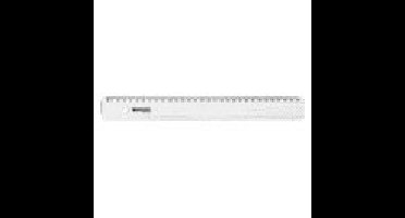 Liniaal westcott basic kunststof 30cm transparant