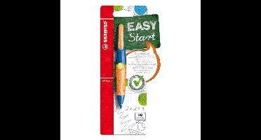 STABILO EASYergo 1.4, ergonomische vulpotlood, linkshandig, ultramarine/neon oranje, per stuk
