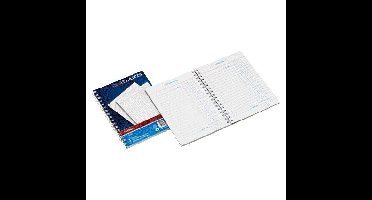 Kasboek djois atl a6 50x2vel 2x1 kolom zijspiraal | 10 stuks