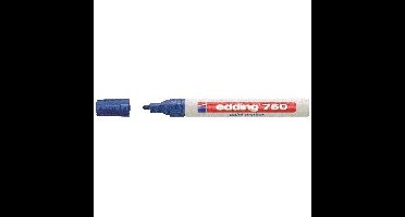 Paintmarker edding 750 oliebasis 2-4mm blauw | 10 stuks