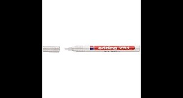 Paintmarker edding 751 oliebasis 1-2mm wit | 10 stuks