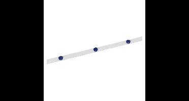 Metaalband maul 1mx35mm zelfklevend wit + magneten