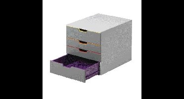 Ladenbox durable varicolor 4 laden grijs