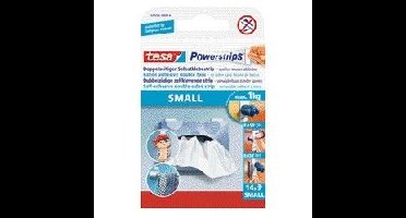 Kleefstrips tesa powerstrips small 1kg | 15 stuks