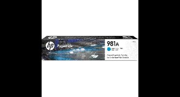 HP 981A originele cyaan PageWide cartridge