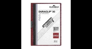 Klemmap durable duraclip a4 3mm 30v aub | 25 stuks