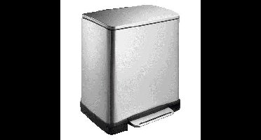 Pedaalemmer eko e-cube 9+10 liter rvs