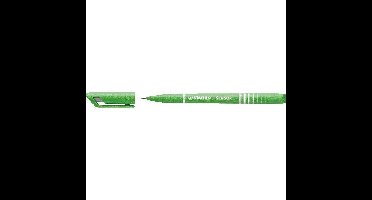 STABILO SENSOR, Fineliner, Fijn 0.3 mm, Met Meeverende Schrijfpunt, doos 10 stuks, licht groen