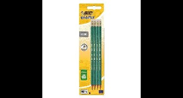 Potlood bic evolution ecolutions hb met gumtop | 25 stuks