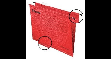 Hangmap esselte classic folio v-bodem 345x240mm rd