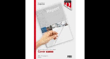 Voorblad quantore a4 pvc 200micron transparant