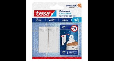 Klevende spijker tesa tegels metaal 3kg wit | 8 stuks