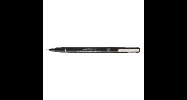 Fineliner uni-ball pin 0.1mm zwart | 12 stuks
