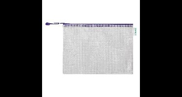 Opbergtas tarifold met rits 330x240mm pvc bl | 8 stuks