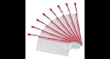 Opbergtas tarifold met rits 250x115mm pvc rd