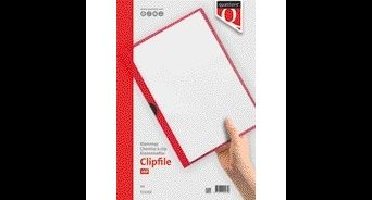 Klemmap quantore 3mm rood | 25 stuks