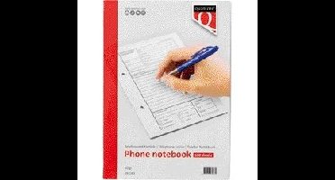 Telefoonnotitieblok quantore 100vel 60gr | 5 stuks
