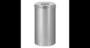 Papierbak+vlamdover vepabins 50l 33.5cm grijs