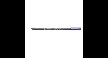 Brushpen edding 4200 porselein blauw