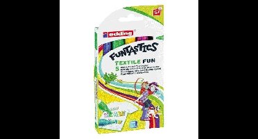 Viltstift edding 17 textiel fun rond 2-3mm assorti | 10 stuks