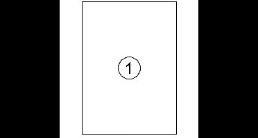 Etiket Quantore 210x297mm 100 stuks