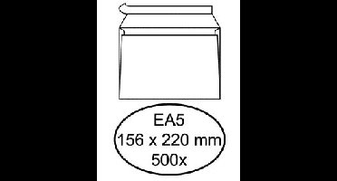 Envelop hermes bank ea5 156x220 zk 500st wit