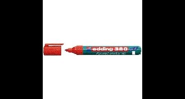 Viltstift edding 380 flipover rond 1.5-3mm rood