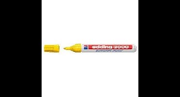 Viltstift edding 3000 rond 1.5-3mm geel | 10 stuks