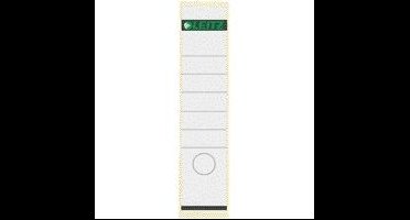 Rugetiket leitz 62x285mm zelfkl wit