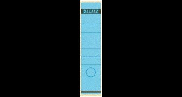 Rugetiket leitz 62x285mm zelfkl blauw