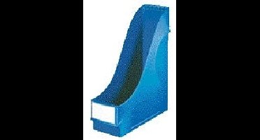 Tijdschriftencassette leitz extra breed blauw | 8 stuks