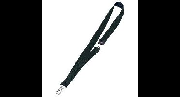 Textielkoord durable 8137 karabijnhaak zwart | 10 stuks