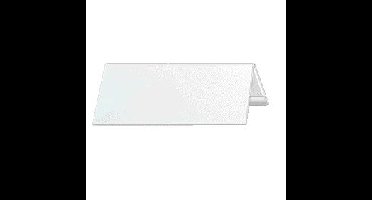 Tafelnaambord durable 8053 105x297mm transp | 25 stuks