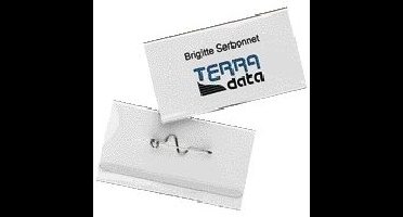 Badge durable 8008 met speld 40x75mm