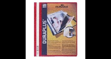 Snelhechtmap durable duraplus a4 rood | 25 stuks
