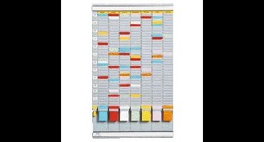 Planbord Djois week 20vaks grijs