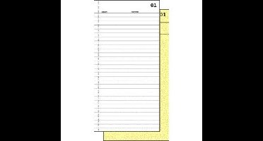 Commissieboek expres si-30020 210x105mm 50x2vel