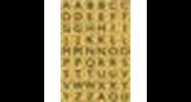 Etiket herma 4145 13x12mm letters a-z zw op gd | 10 stuks