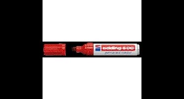 Viltstift edding 500 schuin 2-7mm rood | 10 stuks