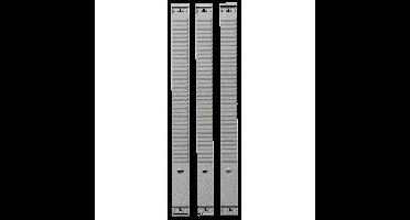 Planbordelement djois 48mm 20 sleuf grijs | 3 stuks