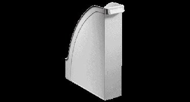 Tijdschriftcassette leitz plus grijs | 6 stuks