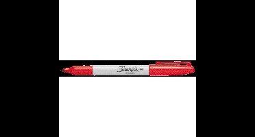 Viltstift sharpie f rood | 12 stuks