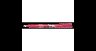 Fineliner pentel nmf50 f rood | 12 stuks